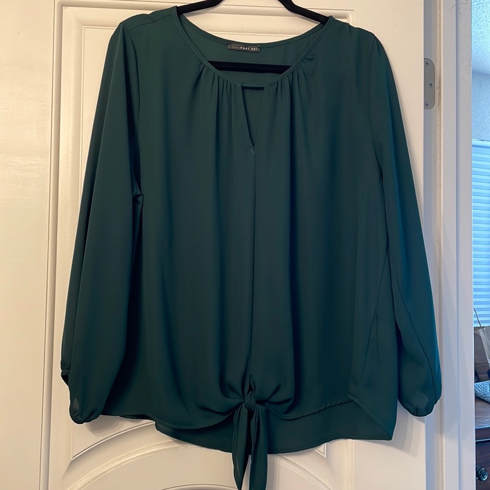 West Kei tie front blouse